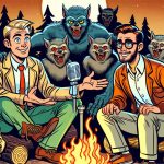 2 guys chainsaw werewolf month horror movie reviews